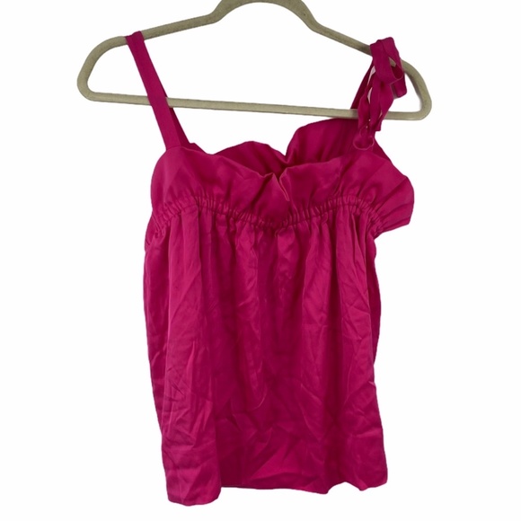 Lewit Silk Tank Pink Size Medium NWOT - Picture 6 of 9